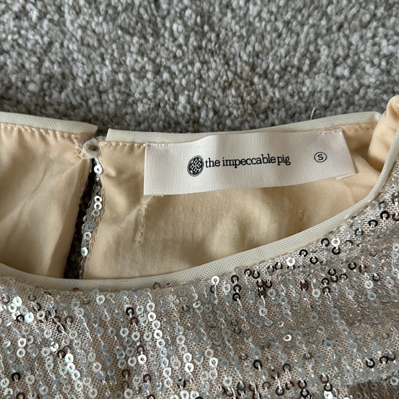 impeccable pig sequin top - Picture 4 of 5